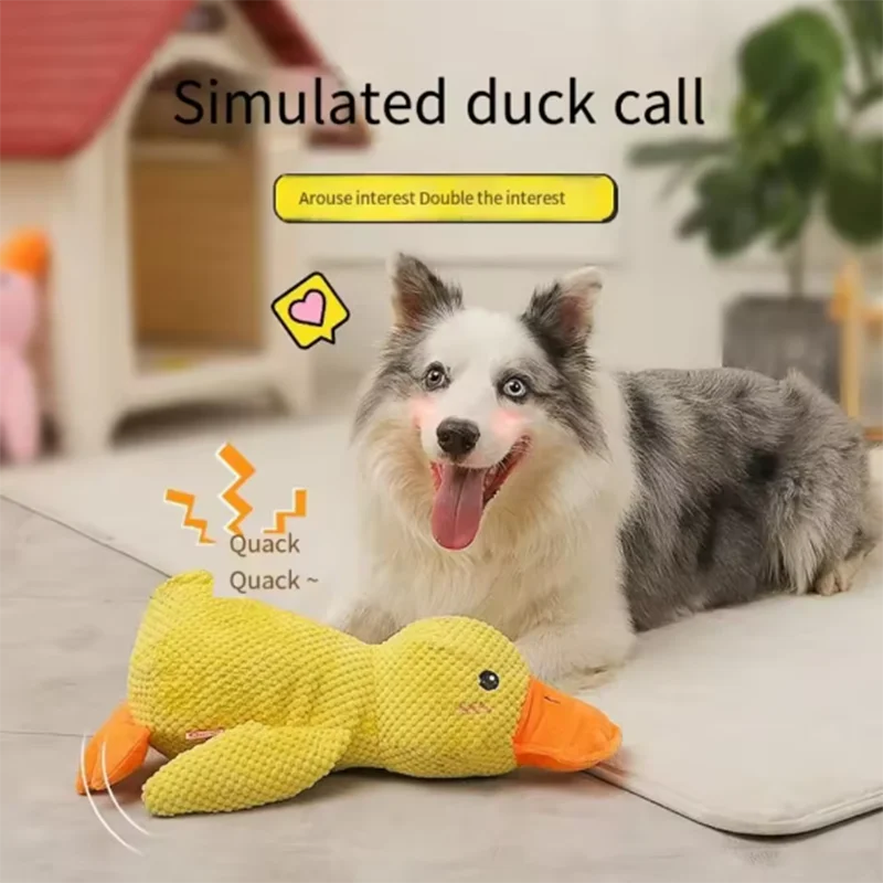 Stomping Duck Interactive Plush Dog Toy