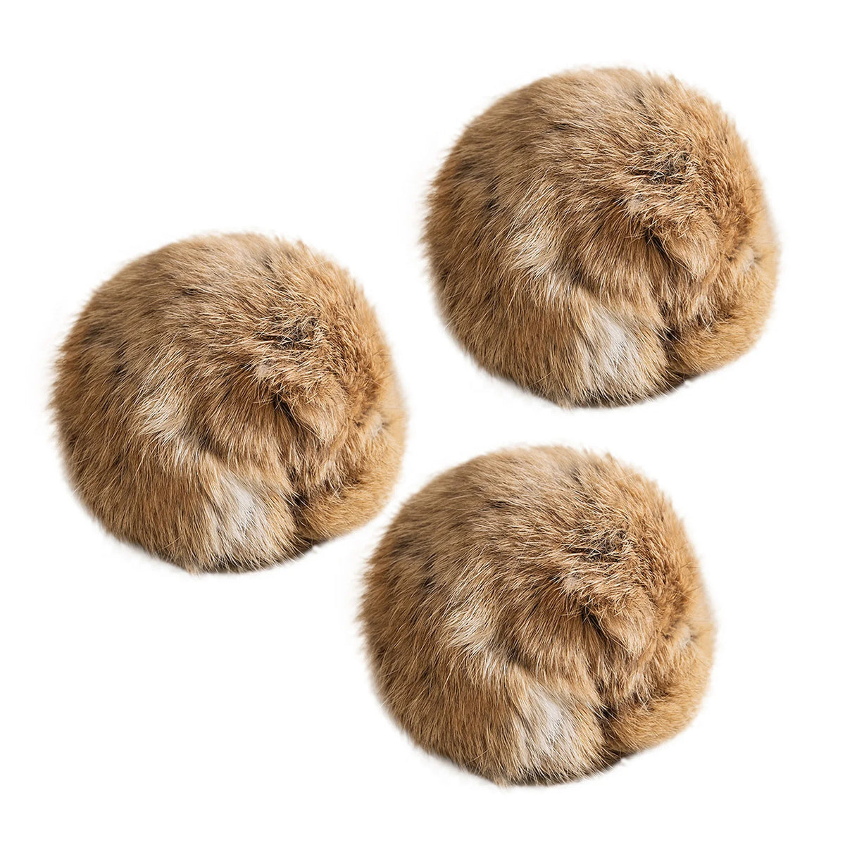 Catnip Rabbit Fur Ball Cat Toys (2-Pack)