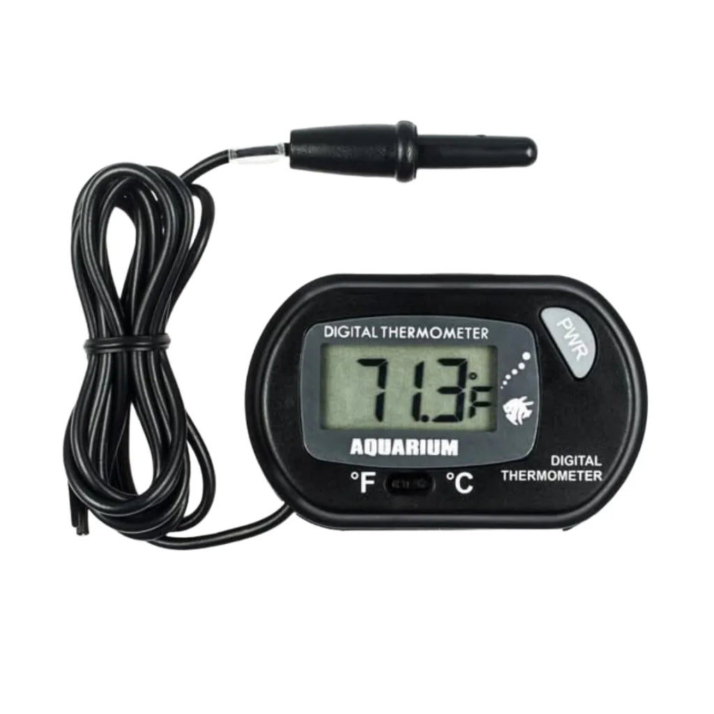 Digital Aquarium Thermometer with Probe — Suction Cup