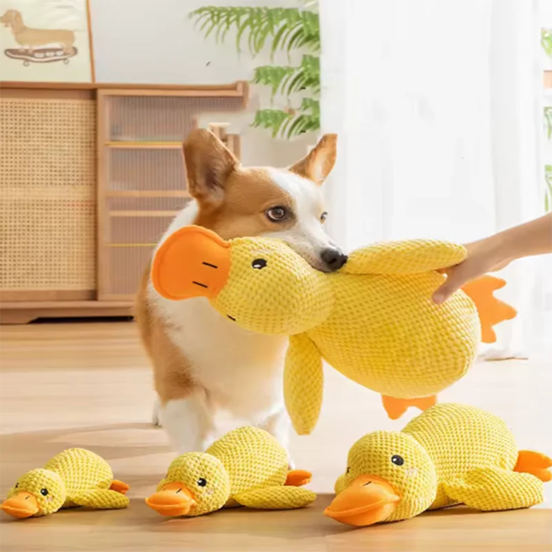 Stomping Duck Interactive Plush Dog Toy