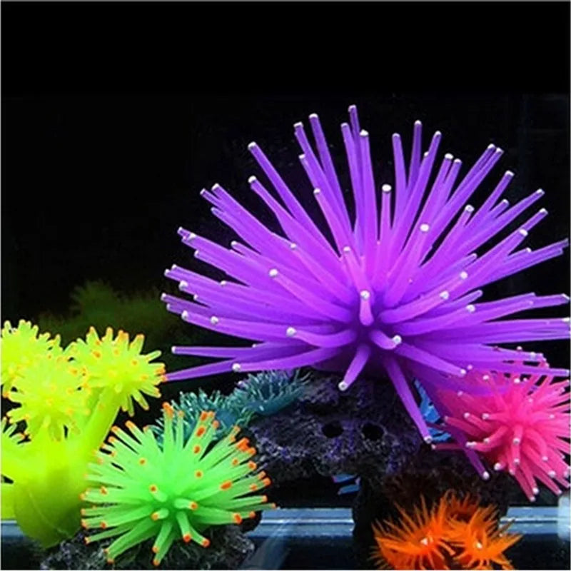 Silicone Sea Urchin Aquarium Decor
