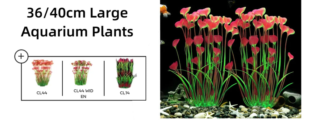 Artificial Aquarium Plants — Green Water Grass, 5 Sizes