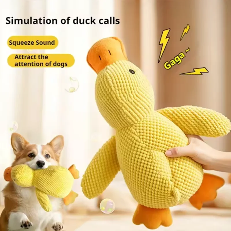 Stomping Duck Interactive Plush Dog Toy