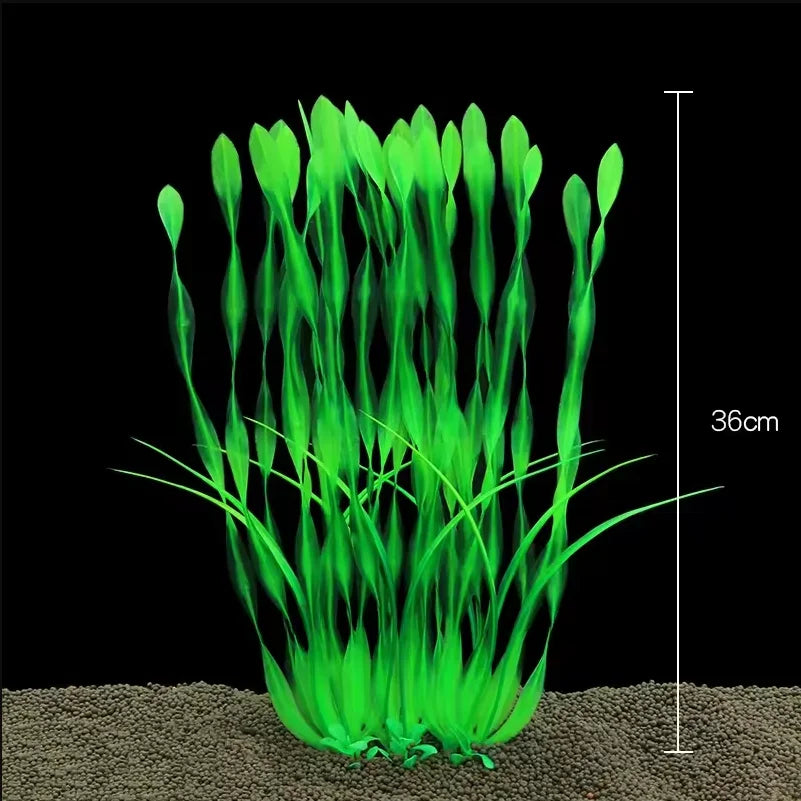 Artificial Aquarium Plants — Green Water Grass, 5 Sizes